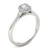 Thumbnail Image 1 of 1/2 CT. T.W. Diamond Frame Engagement Ring in 14K White Gold