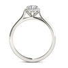 Thumbnail Image 2 of 1/2 CT. T.W. Diamond Frame Engagement Ring in 14K White Gold