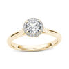 Thumbnail Image 1 of 1/2 CT. T.W. Diamond Frame Engagement Ring in 14K Gold