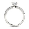 Thumbnail Image 3 of 3/4 CT. T.W. Diamond Vintage-Style Engagement Ring in 14K White Gold