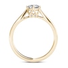 Thumbnail Image 2 of 1/2 CT. Diamond Solitaire Engagement Ring in 14K Gold (I/I1)
