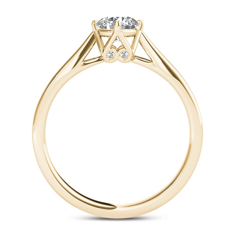1/2 CT. Diamond Solitaire Engagement Ring in 14K Gold (I/I1)