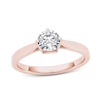 Thumbnail Image 0 of 1/2 CT. Diamond Solitaire Engagement Ring in 14K Rose Gold (I/I1)