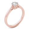 Thumbnail Image 1 of 1/2 CT. Diamond Solitaire Engagement Ring in 14K Rose Gold (I/I1)