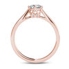 Thumbnail Image 2 of 1/2 CT. Diamond Solitaire Engagement Ring in 14K Rose Gold (I/I1)