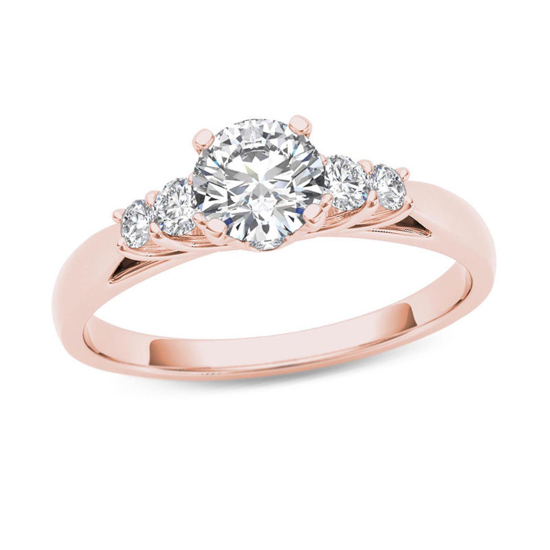 3/4 CT. T.W. Diamond Engagement Ring in 14K Rose Gold