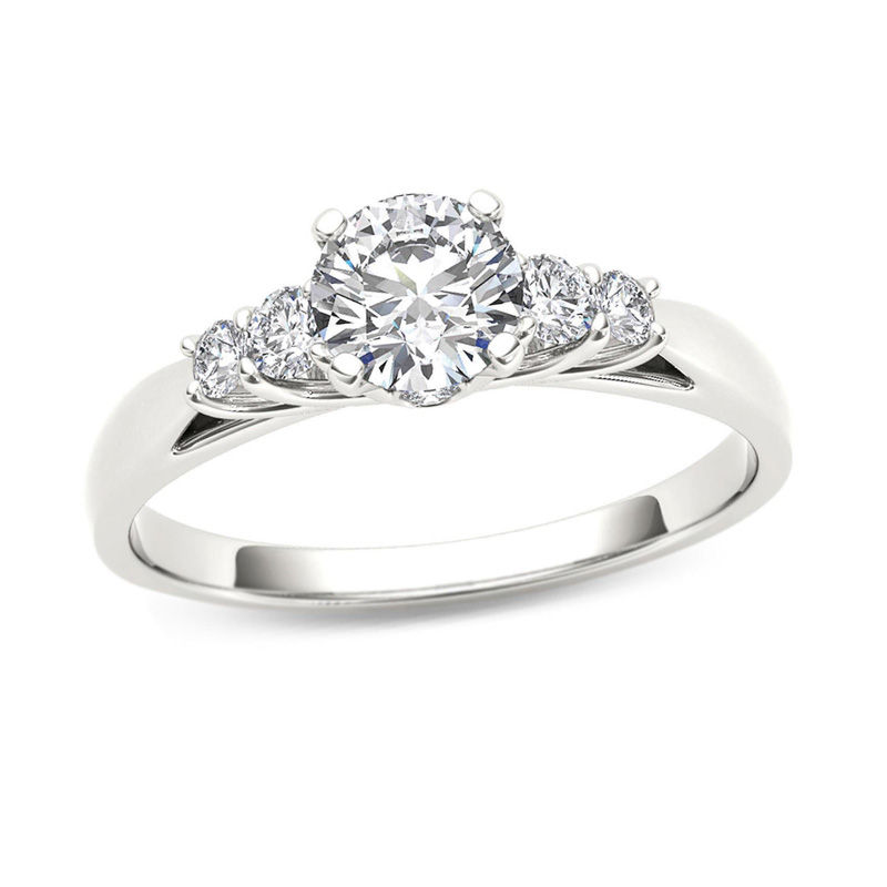 3/4 CT. T.W. Diamond Engagement Ring in 14K White Gold