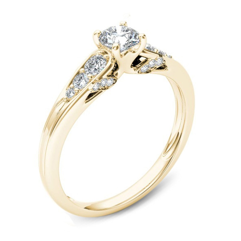5/8 CT. T.W. Diamond Engagement Ring in 14K Gold