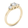 Thumbnail Image 1 of 3/4 CT. T.W. Diamond Three Stone Engagement Ring in 14K Gold