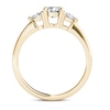 Thumbnail Image 3 of 3/4 CT. T.W. Diamond Three Stone Engagement Ring in 14K Gold