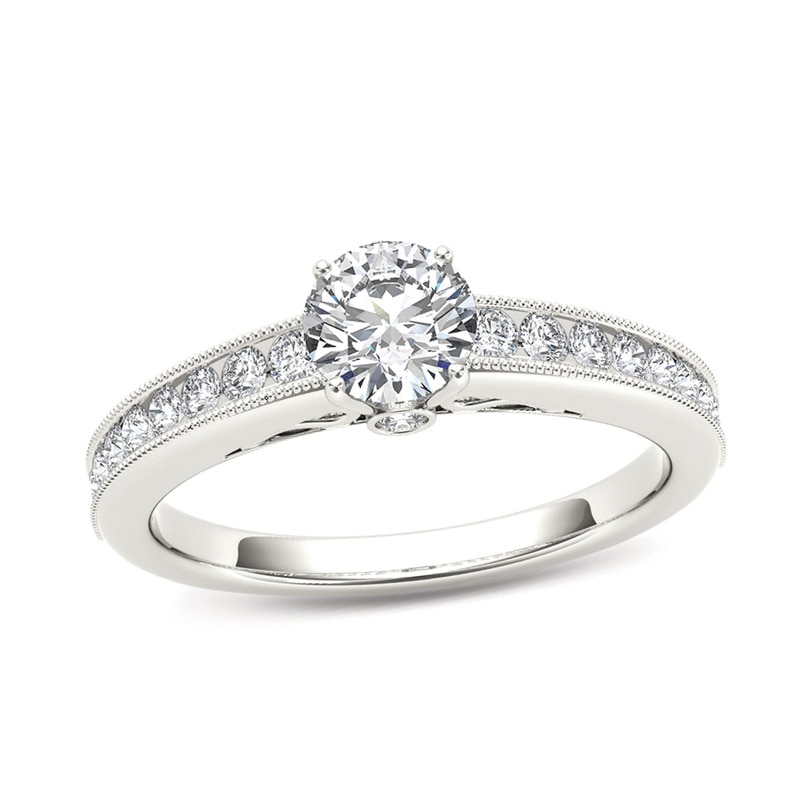 Main Image 1 of 7/8 CT. T.W. Diamond Engagement Ring in 14K White Gold