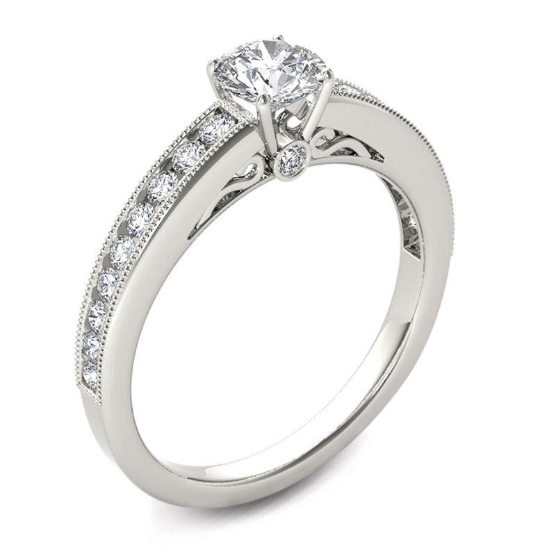 Main Image 2 of 7/8 CT. T.W. Diamond Engagement Ring in 14K White Gold
