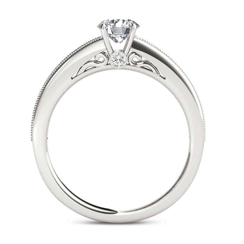 Main Image 3 of 7/8 CT. T.W. Diamond Engagement Ring in 14K White Gold