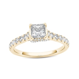 3/4 CT. T.W. Princess-Cut Diamond Engagement Ring in 14K Gold