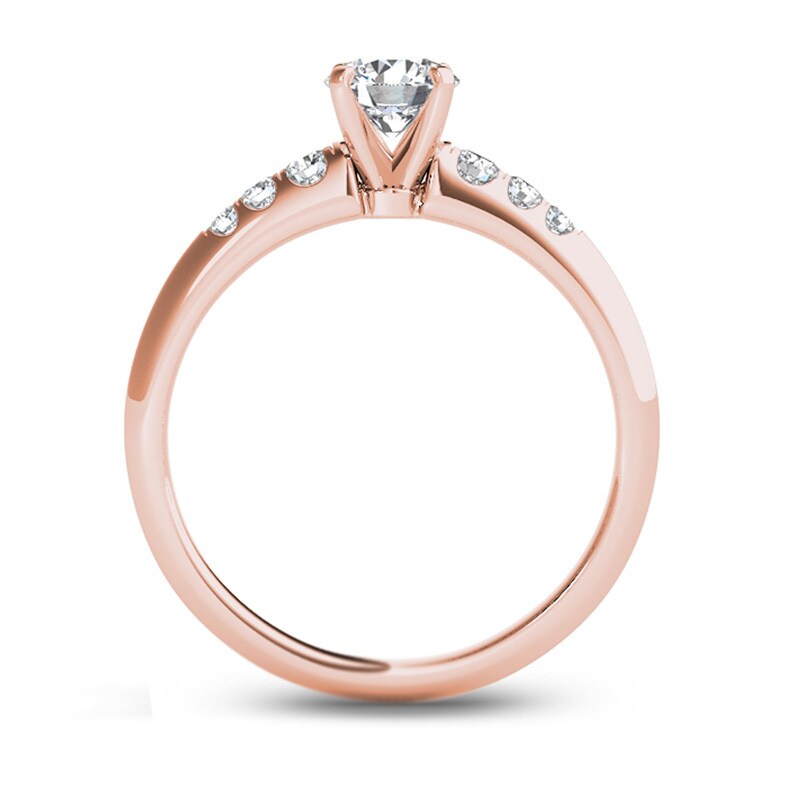 3/4 CT. T.W. Diamond Engagement Ring in 14K Rose Gold