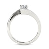 Thumbnail Image 2 of 3/4 CT. T.W. Diamond Bypass Engagement Ring in 14K White Gold