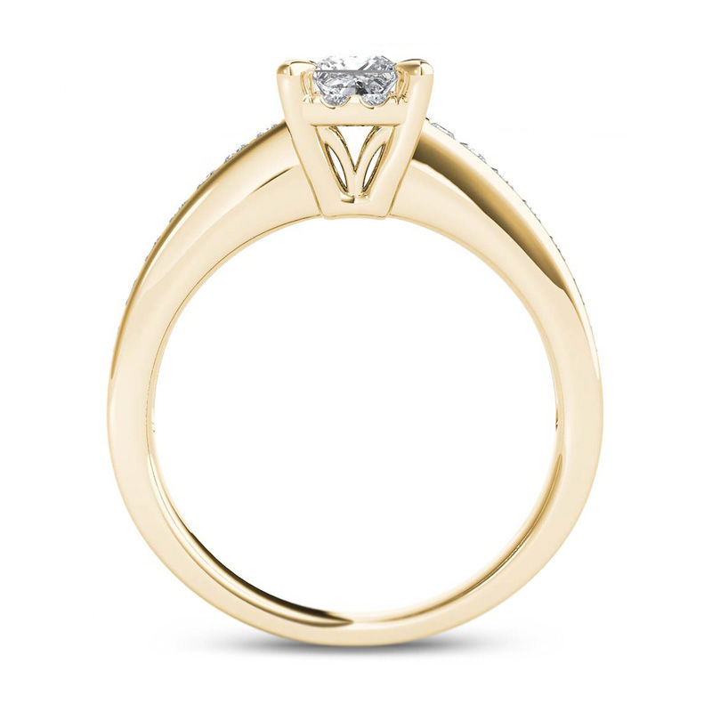 14K Gold Petite Diamond Wedding Ring – FERKOS FJ