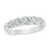 Thumbnail Image 0 of Diamond Accent Five Stone "S" Anniversary Band in 10K White Gold