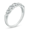 Thumbnail Image 2 of Diamond Accent Five Stone "S" Anniversary Band in 10K White Gold
