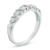 Thumbnail Image 1 of Diamond Accent Five Stone "S" Anniversary Band in 10K White Gold