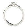 Thumbnail Image 3 of 1/2 CT. T.W. Diamond Bypass Bridal Set in 14K White Gold