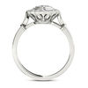 Thumbnail Image 2 of 5/8 CT. T.W. Diamond Frame Vintage-Style Engagement Ring in 14K White Gold