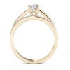 Thumbnail Image 3 of 5/8 CT. T.W. Princess-Cut Diamond Bridal Set in 14K Gold