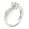 Thumbnail Image 1 of 3/4 CT. T.W. Diamond Crossover Engagement Ring in 14K White Gold