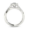 Thumbnail Image 3 of 7/8 CT. T.W. Princess-Cut Diamond Frame Three Piece Bridal Set in 14K White Gold