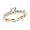 Thumbnail Image 1 of 3/4 CT. T.W. Diamond Bridal Set in 14K Gold