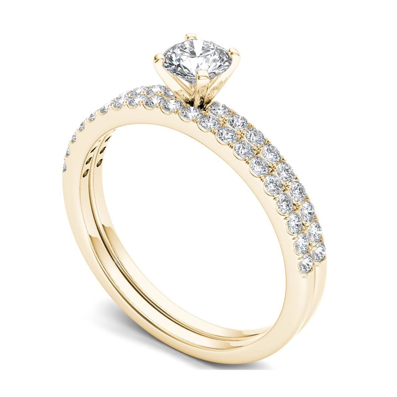Main Image 2 of 3/4 CT. T.W. Diamond Bridal Set in 14K Gold