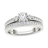 Thumbnail Image 1 of 1 CT. T.W. Diamond Bridal Set in 14K White Gold