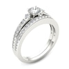 Thumbnail Image 2 of 1 CT. T.W. Diamond Bridal Set in 14K White Gold