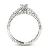 Thumbnail Image 3 of 1 CT. T.W. Diamond Bridal Set in 14K White Gold