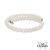 Thumbnail Image 1 of Chrysalis 6.0mm Freshwater Cultured Pearl Adjustable Bangle in Stainless Steel