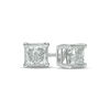 1/10 CT. T.W. Princess-Cut Diamond Solitaire Stud Earrings in 14K White Gold (I/I2)