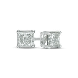 Details about   14K Rose Gold Solitaire Stud Earring 0.70 ct Princess Cut Diamond Jewelry VVS1 