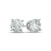 Thumbnail Image 1 of 1 CT. T.W. Diamond Solitaire Stud Earrings in 14K White Gold (I/I2)
