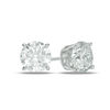 Thumbnail Image 0 of 2 CT. T.W. Diamond Solitaire Stud Earrings in 14K White Gold (I/I2)