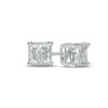 Thumbnail Image 1 of 1 CT. T.W. Princess-Cut Diamond Solitaire Stud Earrings in 14K White Gold (I/I2)