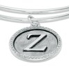 Thumbnail Image 3 of Chrysalis Cubic Zirconia "Z" Initial Charm Adjustable Bangle in Sterling Silver
