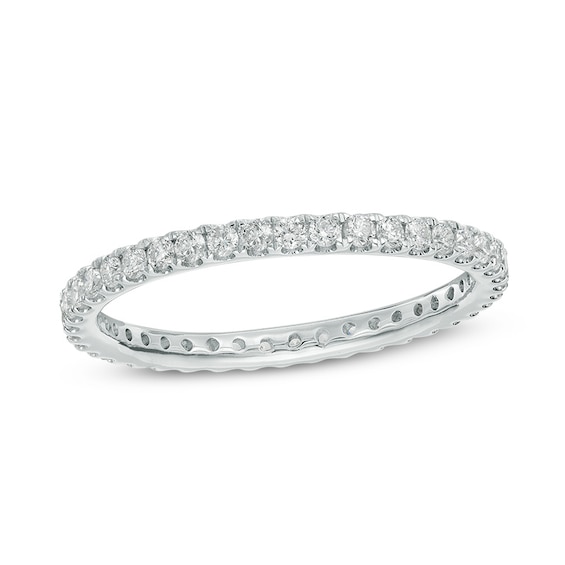 1/2 CT. T.w. Diamond Eternity Band 14K White Gold