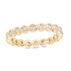 Thumbnail Image 1 of 1/2 CT. T.W. Diamond Bezel-Set Eternity Band in 14K Gold