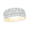 Thumbnail Image 0 of 2-3/8 CT. T.W. Diamond Three Row Anniversary Ring in 14K Gold