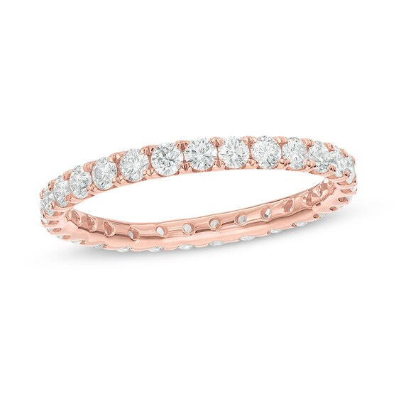 Rose Gold Eternity Band With Diamonds Pictures