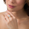 Thumbnail Image 2 of 1 CT. T.W. Diamond Composite Flame Ring in 10K Gold