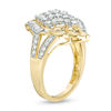 Thumbnail Image 3 of 1 CT. T.W. Diamond Composite Flame Ring in 10K Gold