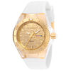 Thumbnail Image 1 of TechnoMarine Monogram Cruise Silicone Strap Watch with Gold-Tone Dial (Model: TM-115061)