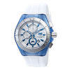 Thumbnail Image 1 of Men's TechnoMarine Original Cruise Silicone Strap Chronograph Watch with Silver-Tone Dial (Model: TM-115055)
