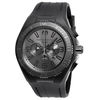 Thumbnail Image 0 of Men's TechnoMarine Night Vision Cruise Silicone Strap Black IP Chronograph Watch with Black Dial (Model: TM-115059)